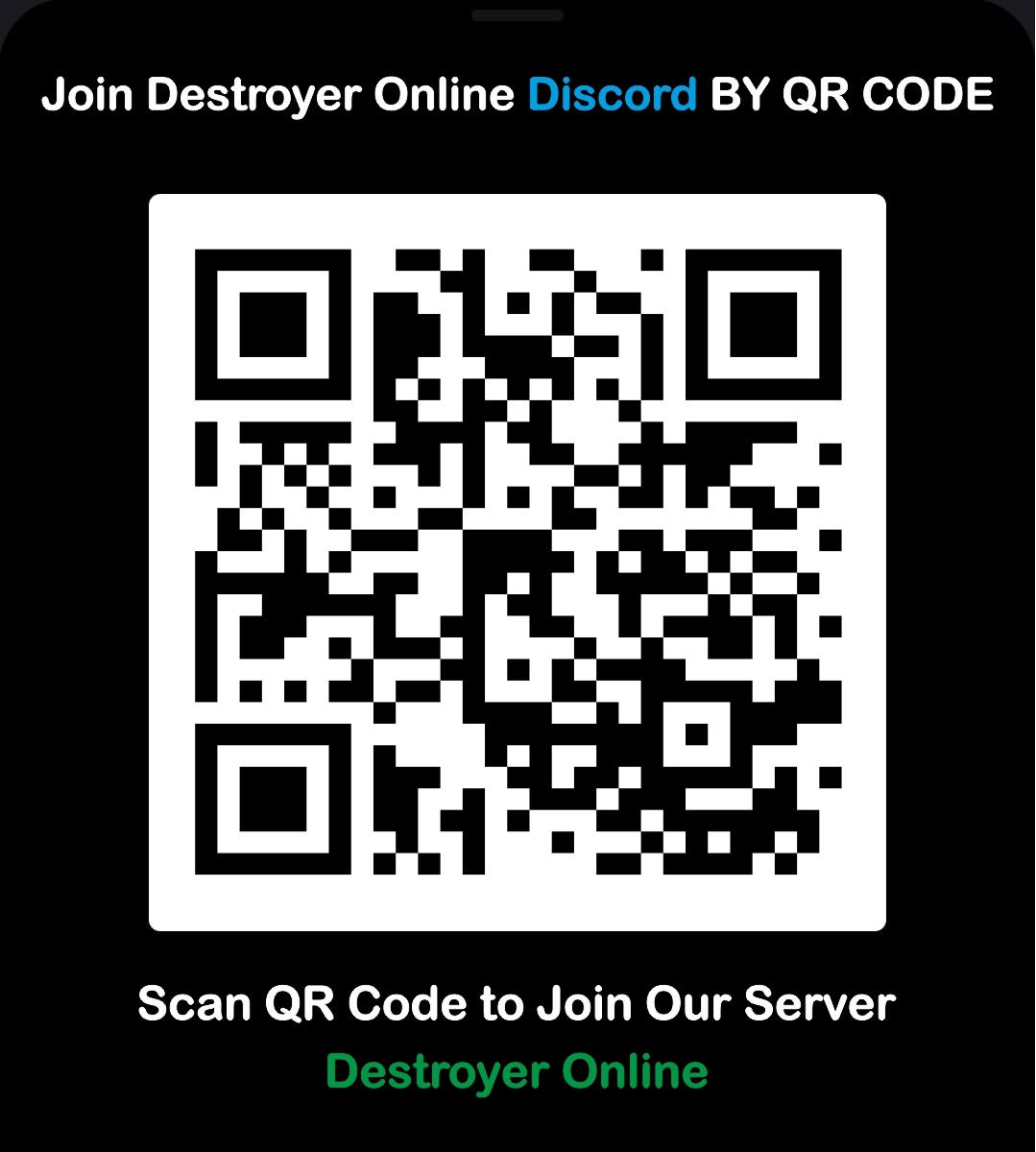 Destroyer Discord QR